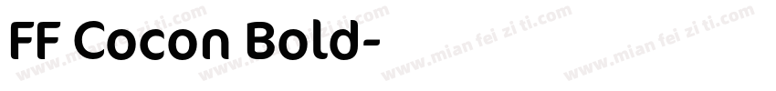 FF Cocon Bold字体转换